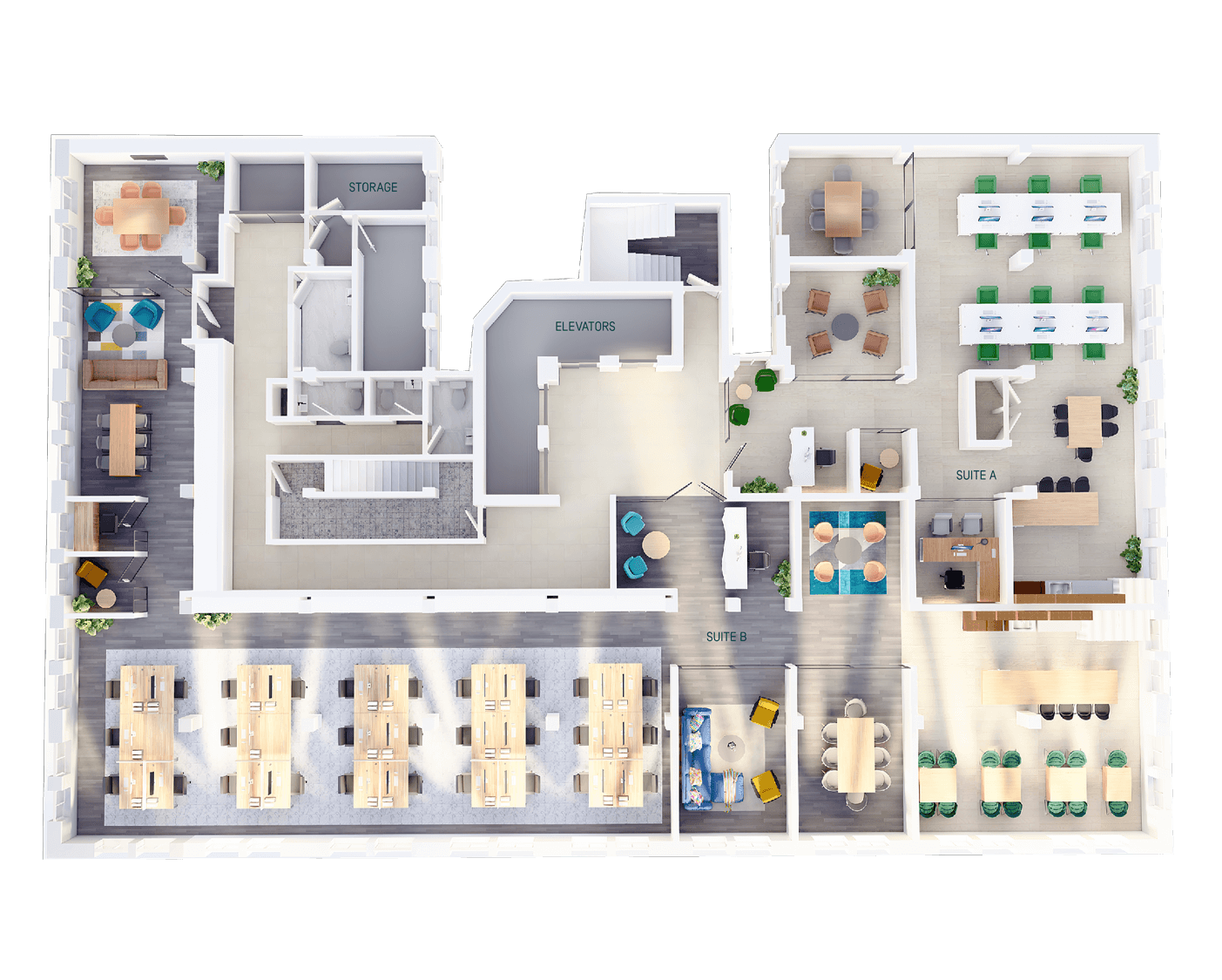 Multi-Tenant Floorplan